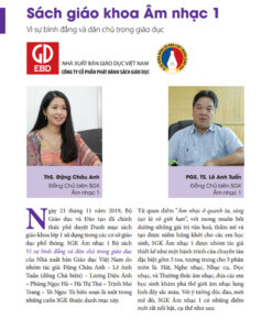 Sách giáo khoa âm nhạc 1