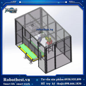 Alternative view of Robot mài và đánh bóng HZ1400-3C-6