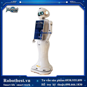 Robot đón tiếp Ai Spaceman